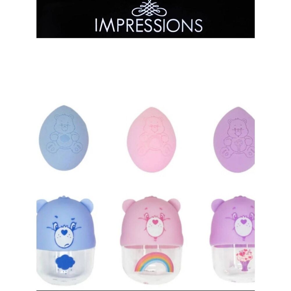 Impressions X Care Bears Blending Spongec& Travel Case‎ Trio Set